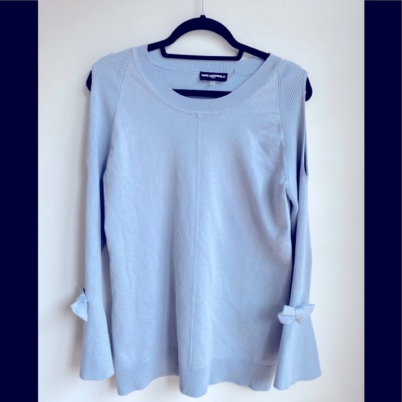 Karl Lagerfeld Sweater in Blue, Sz. Medium - Picture 8 of 8